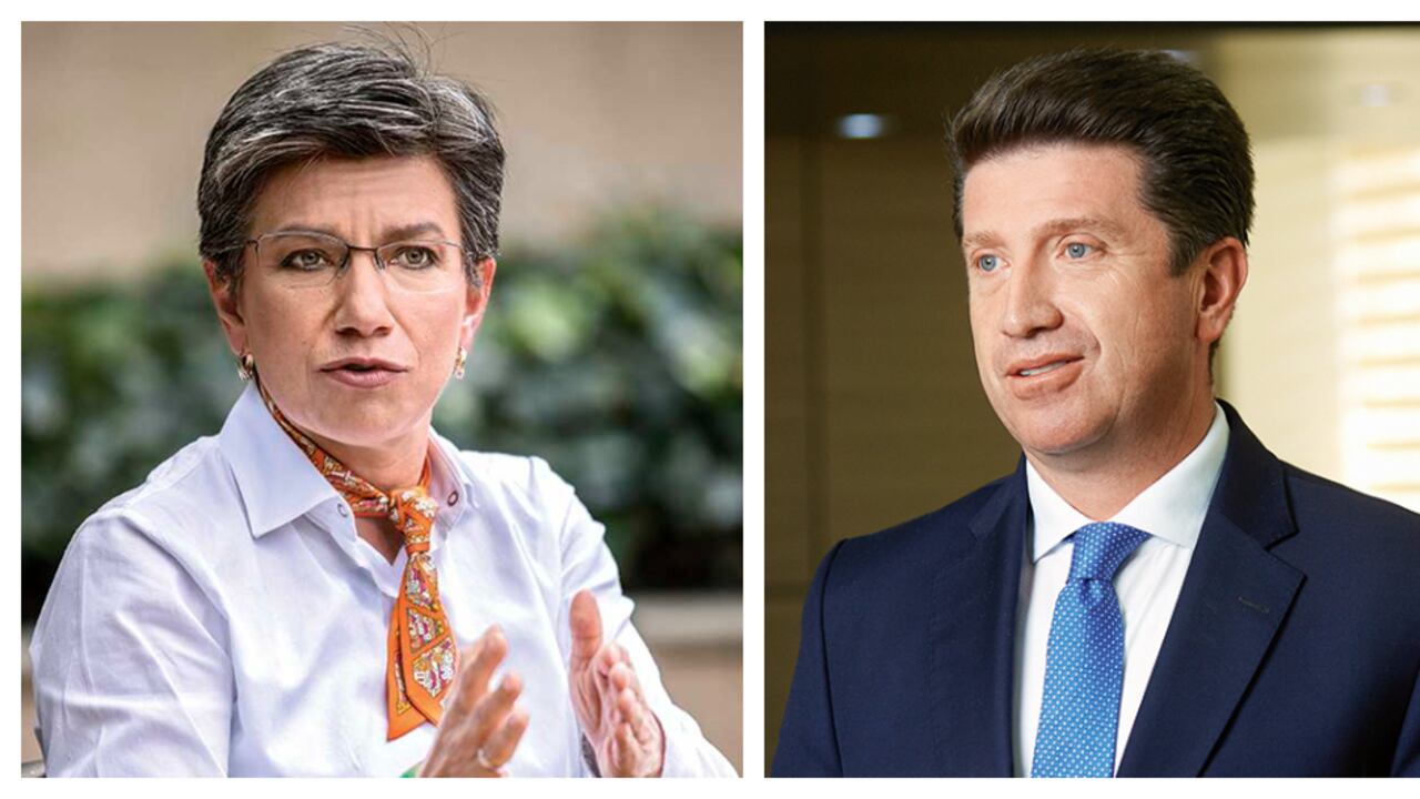 Claudia López y Diego Molano.