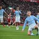Manchester City vs. Liverpool en Anfield por la Premier League.