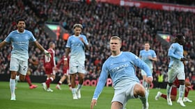 Manchester City vs. Liverpool en Anfield por la Premier League.