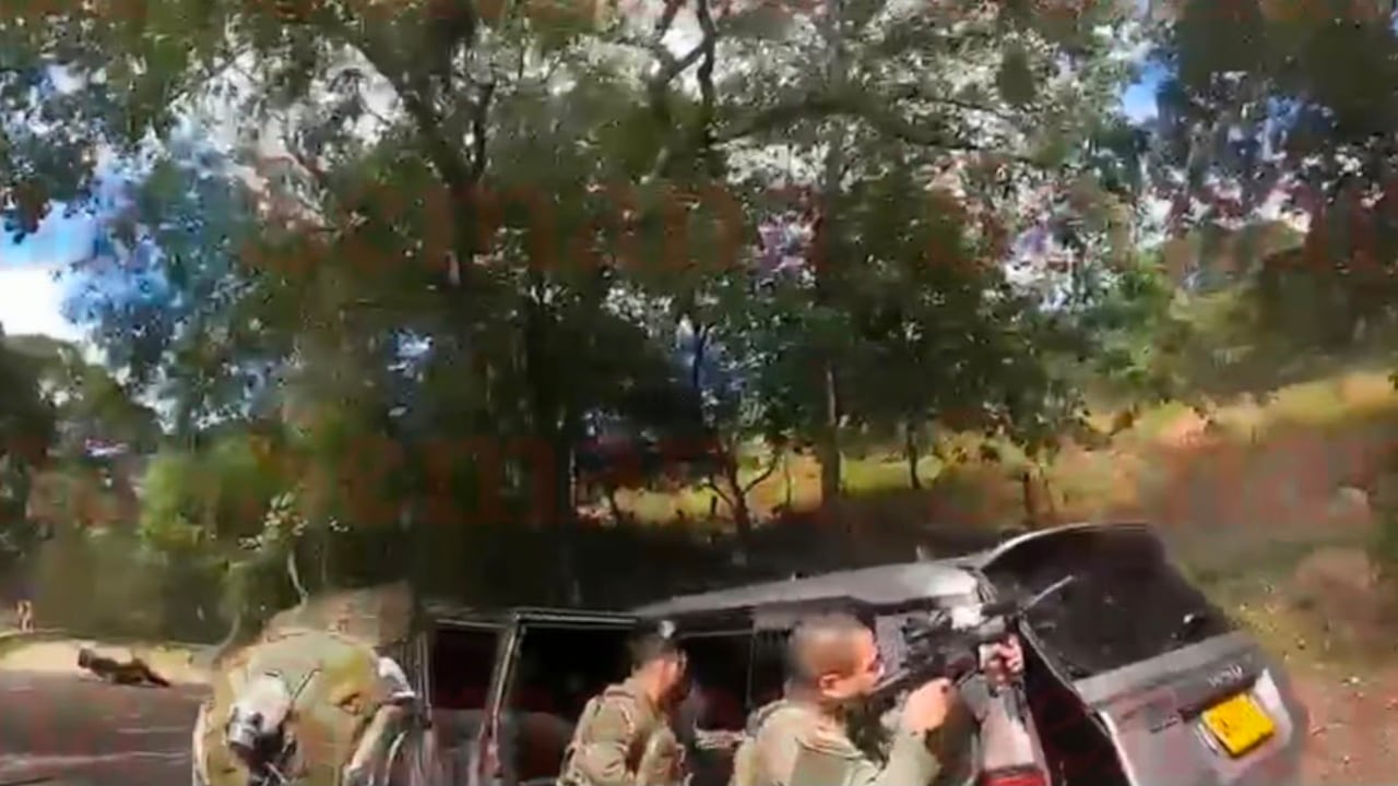 Reacción de los Comandos Jungla en medio de ataque terrorista en el Norte de Santander.