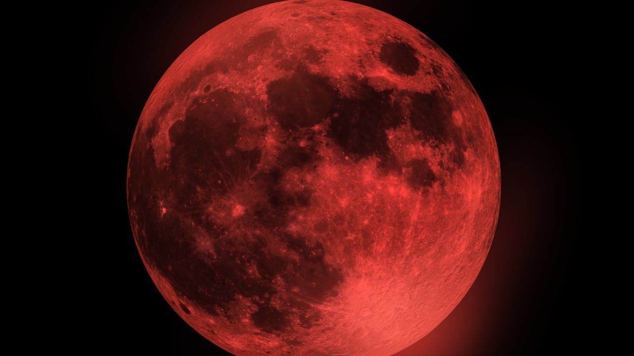La Tierra se ubicará entre el Sol y la Luna, generando la sombra que causará el eclipse.