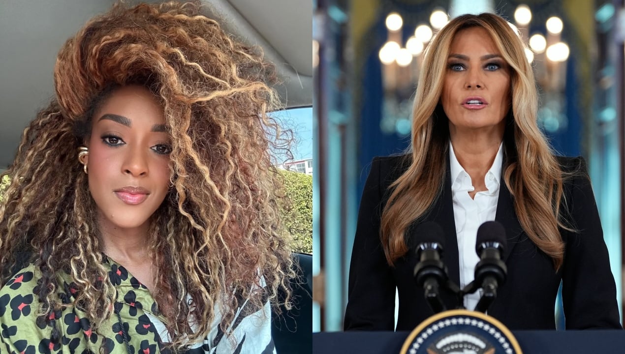 Ella es Carolina Cortés, la modelo colombiana que usó primero el vestido que Petro le regalará a Melania Trump