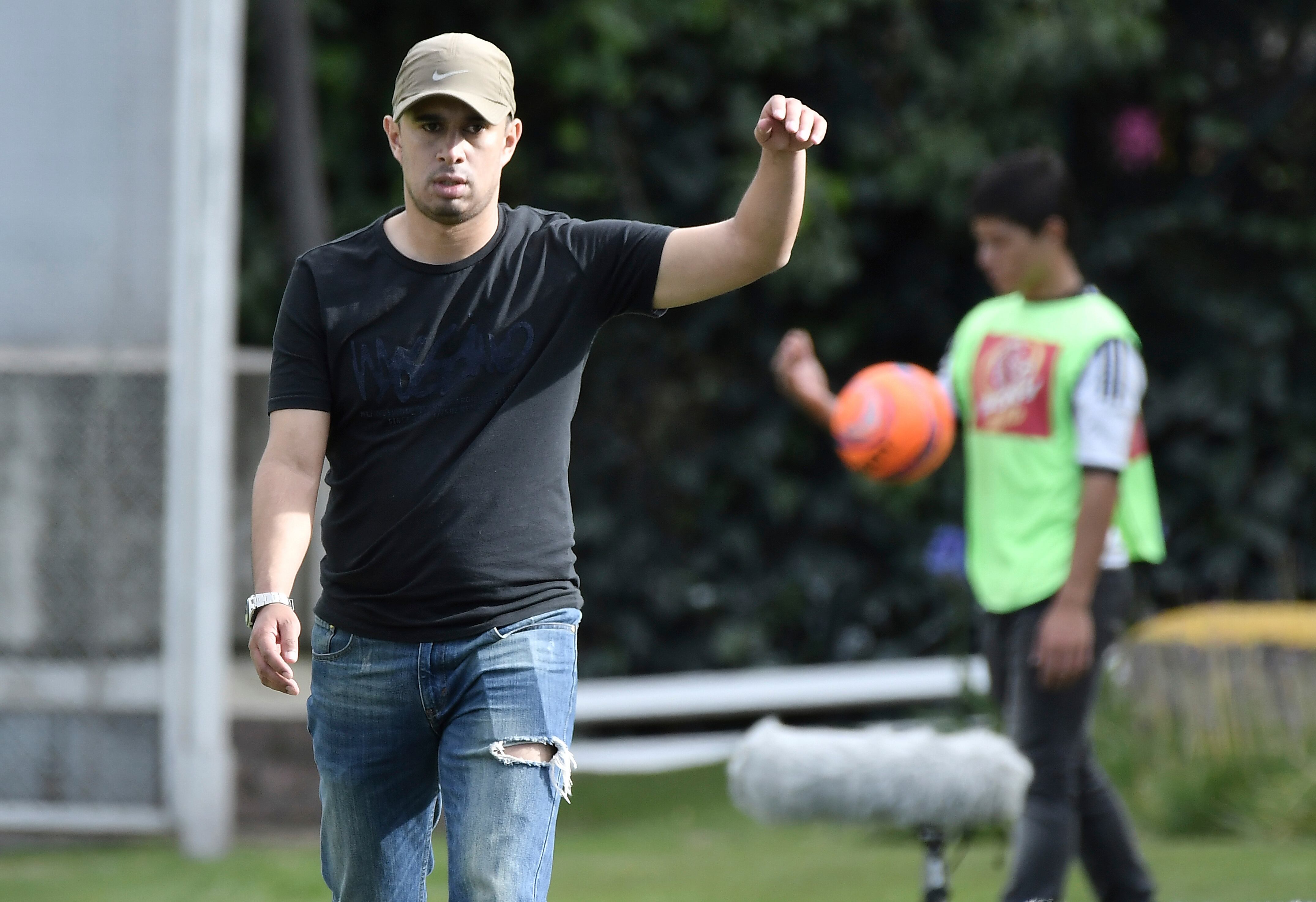 Jhon Jairo Bodmer en el partido de Tigres FC v Atletico Huila - Liga Aguila I 2017