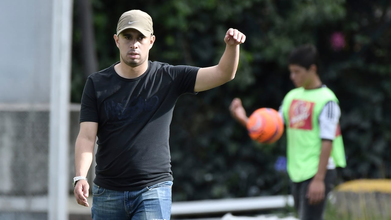 Jhon Jairo Bodmer en el partido de Tigres FC v Atletico Huila - Liga Aguila I 2017