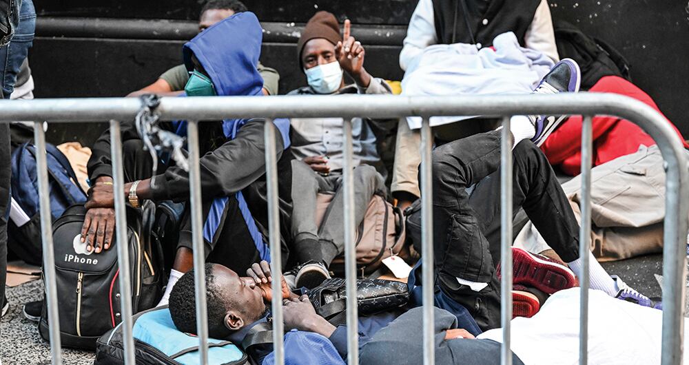 Crisis migratoria en New York