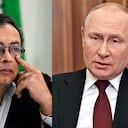 Gustavo Petro y Vladimir Putin