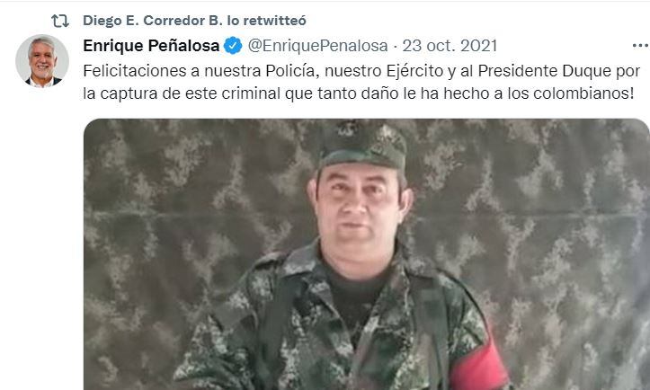 Recusación magistrado que estudia extradición de Otoniel