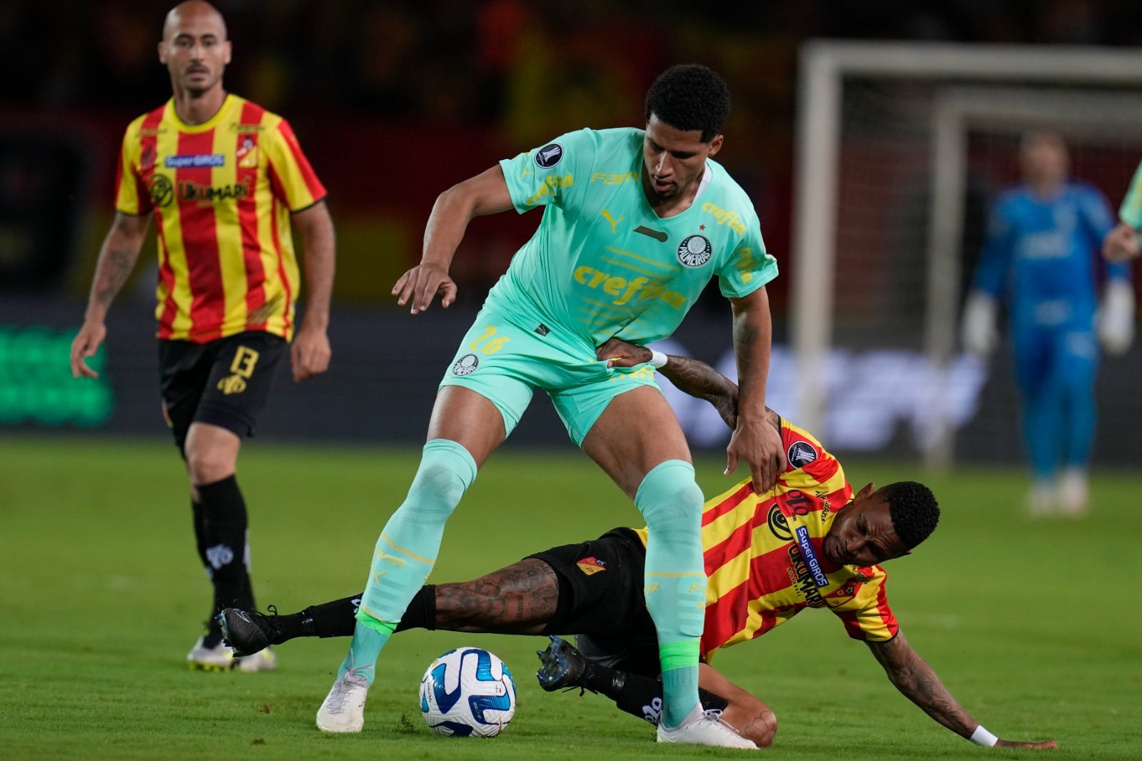 El cotejo de cuartos de final de Copa Libertadores se disputaba en el Hernán Ramírez Villegas