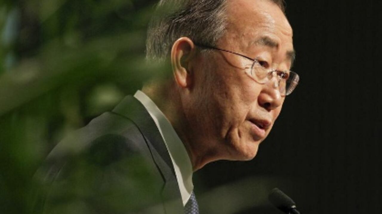 Ban Ki-moon, secretario general de la ONU.