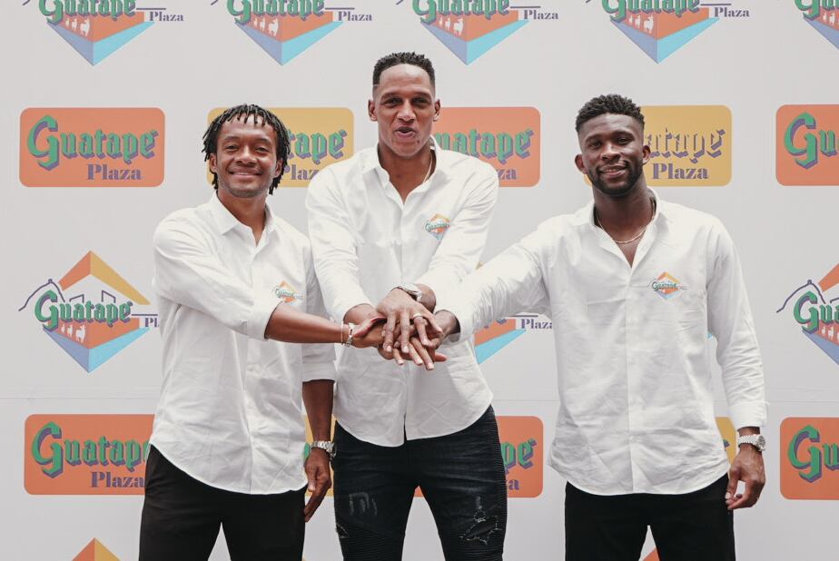 Juan Guillermo Cuadrado, Jerry Mina y Jefferson Lerma