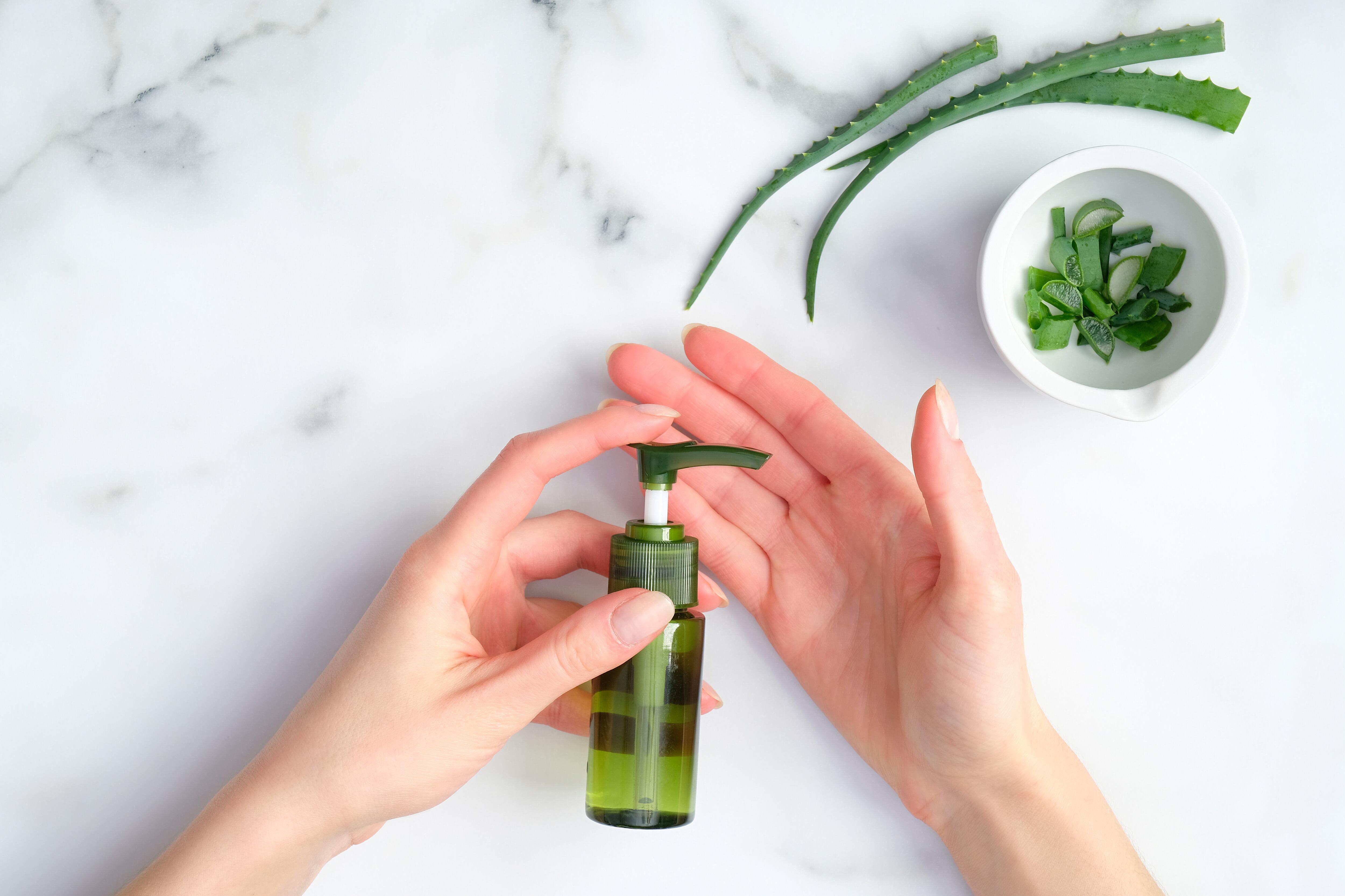 áloe vera para manos