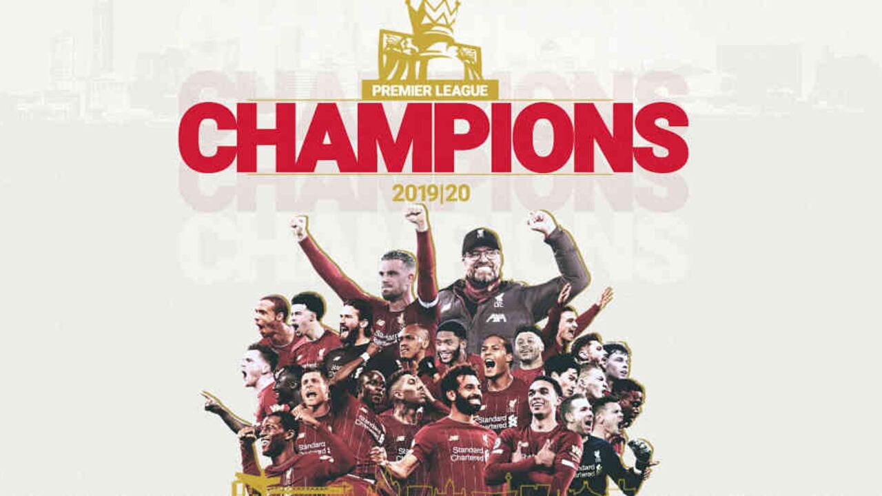 La foto del Liverpool campeón 2019-2020