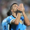 Luis Suárez de la selección de Uruguay . (Photo by Grant Halverson/Getty Images)