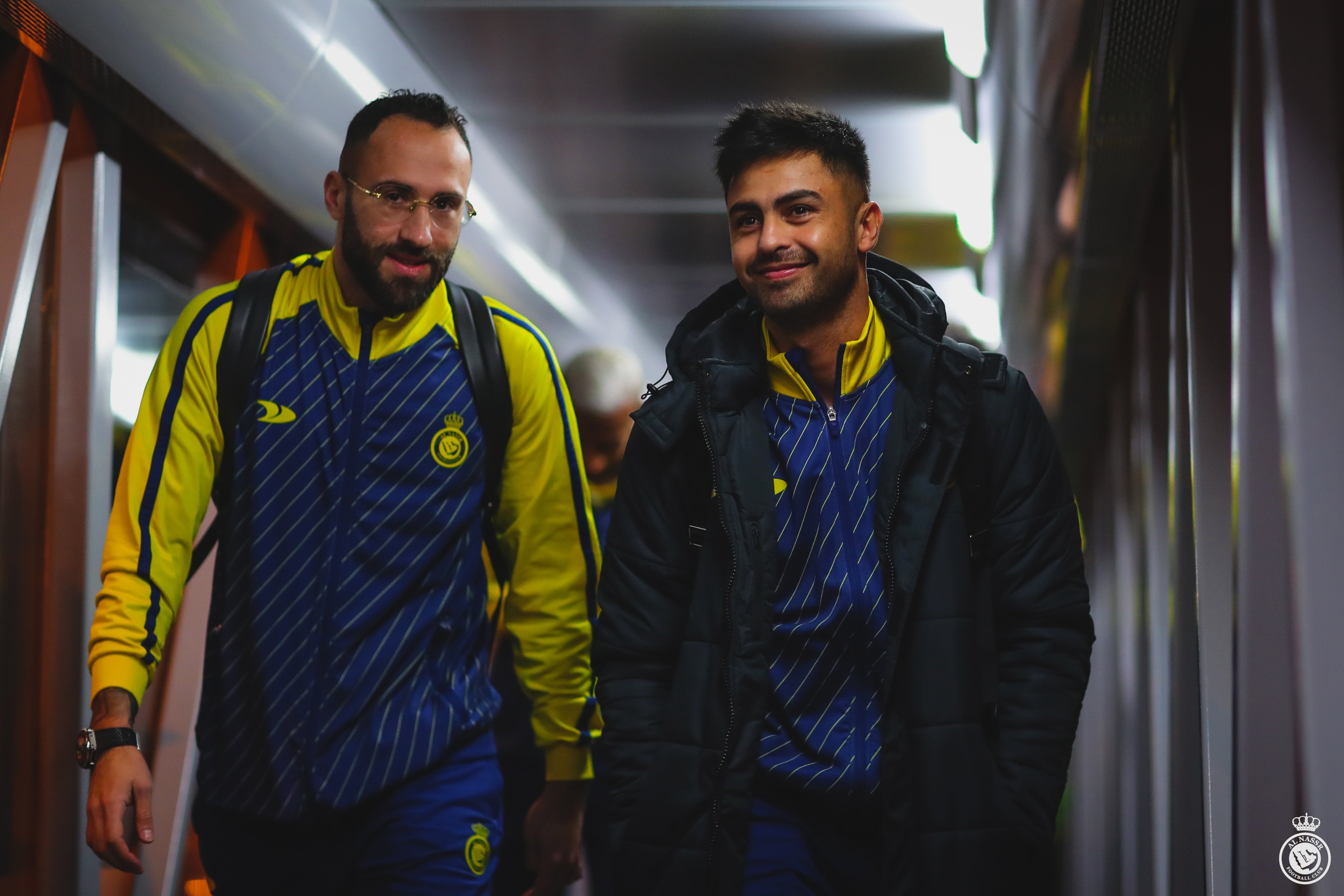 David Ospina junto al argentino Gonzalo 'Pity' Martínez, compañero suyo en el Al-Nassr