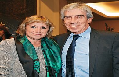 Mónica de Greiff y Francisco Solé.