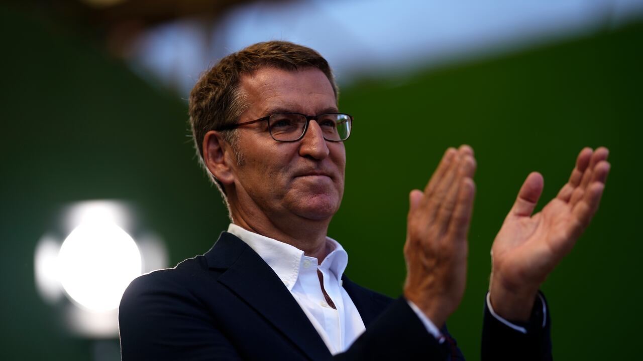 Líder del PP, Alberto Núñez Feijóo