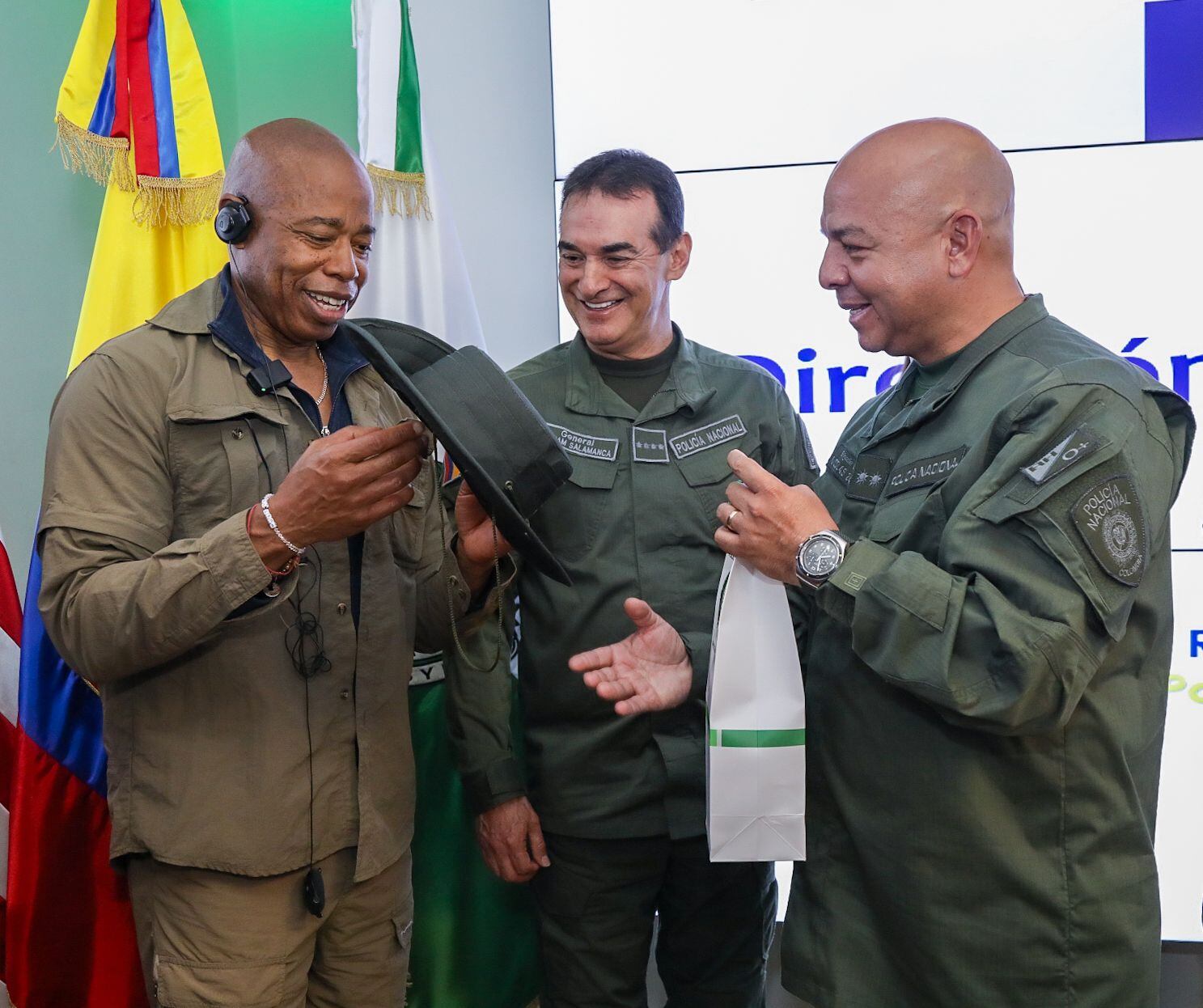 Alcalde de New York en Colombia.