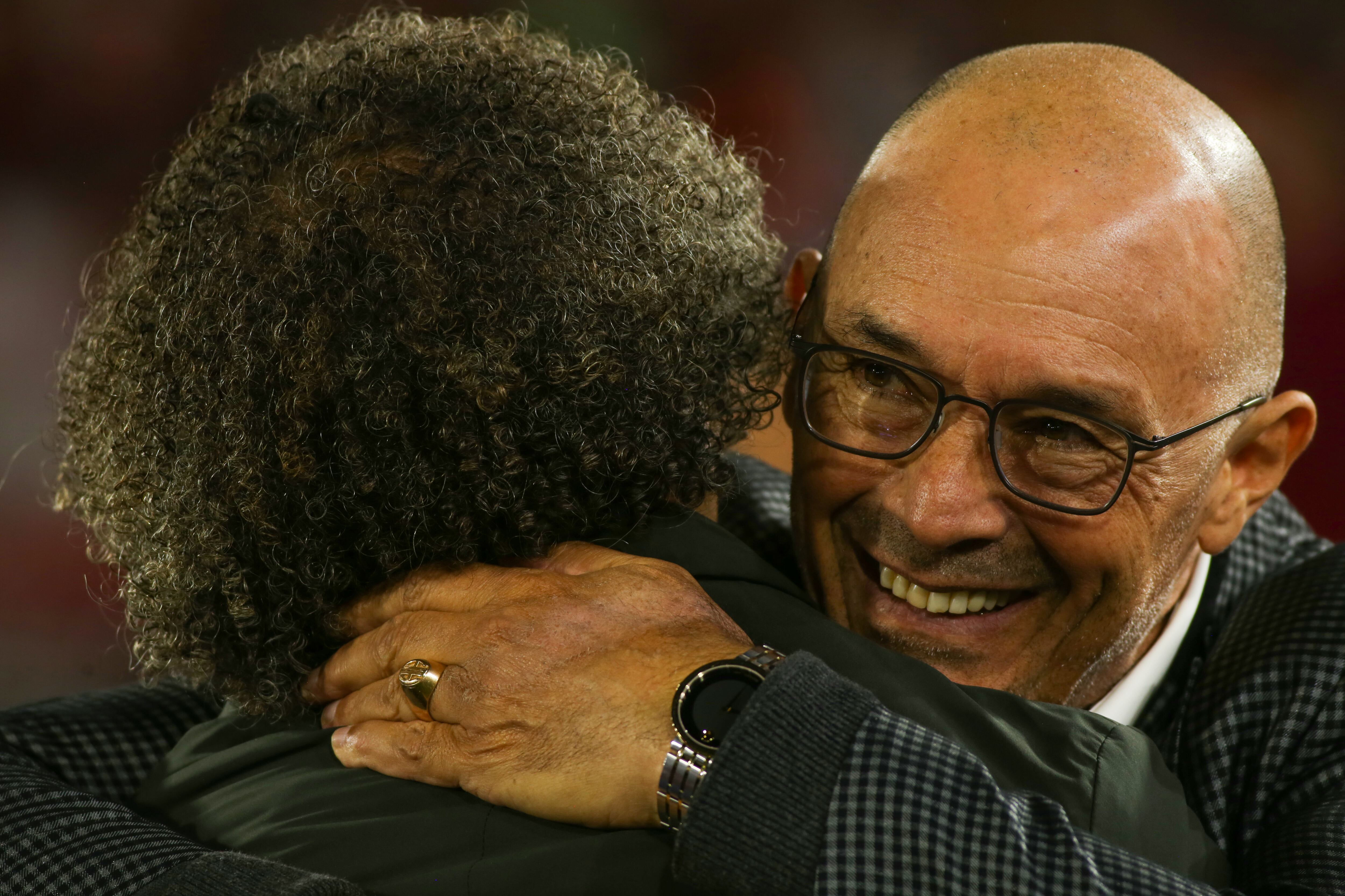 Alfredo Arias y Alberto Gamero en un clásico capitalino