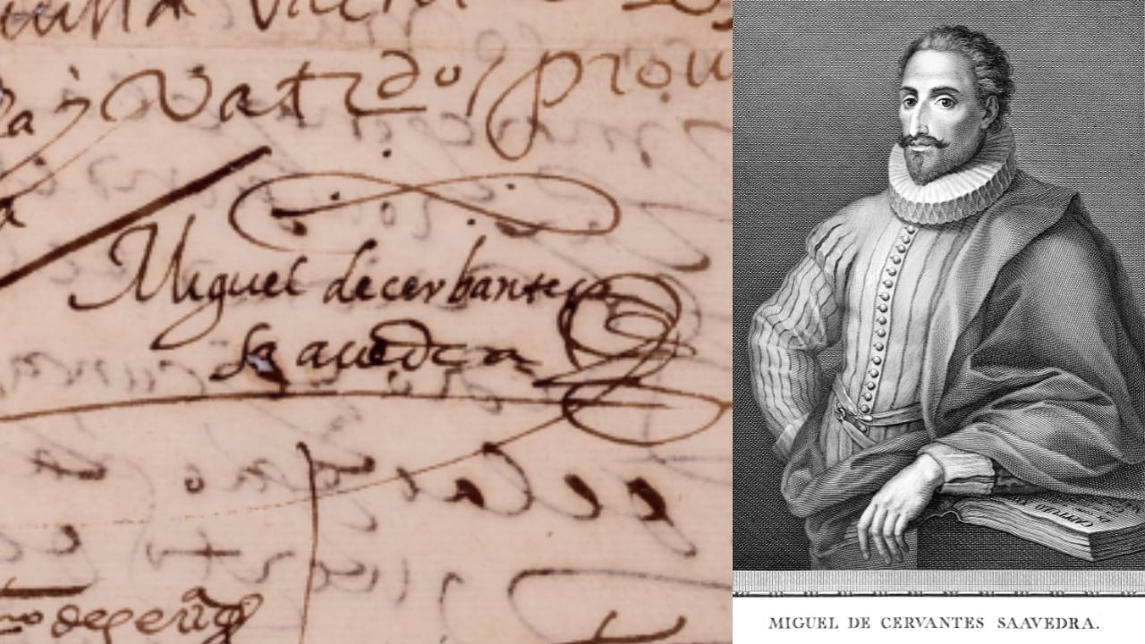 Carta de Miguel de Cervantes Saavedra será subastada.