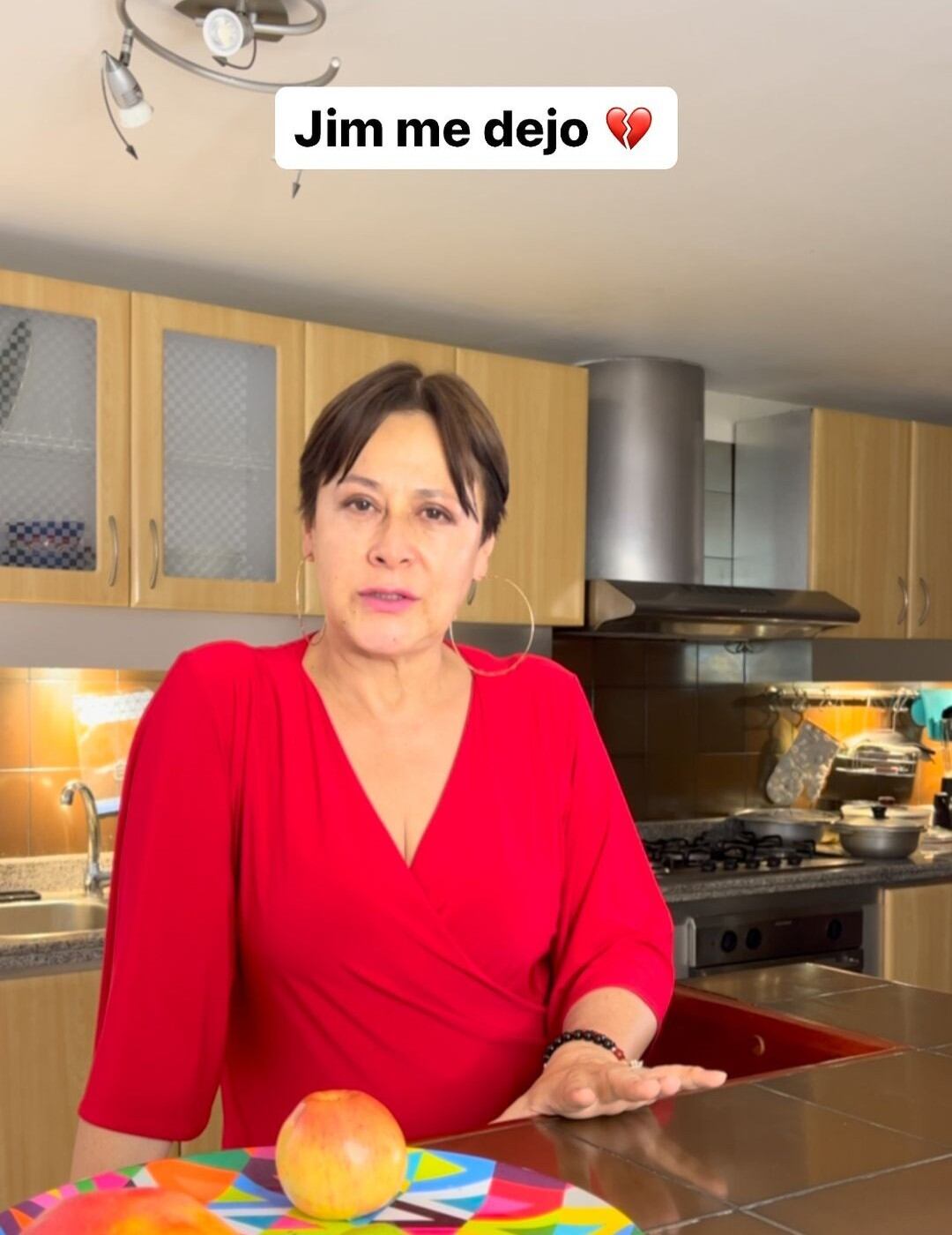 La actriz dio a conocer un video que dejó preocupados a sus seguidores.