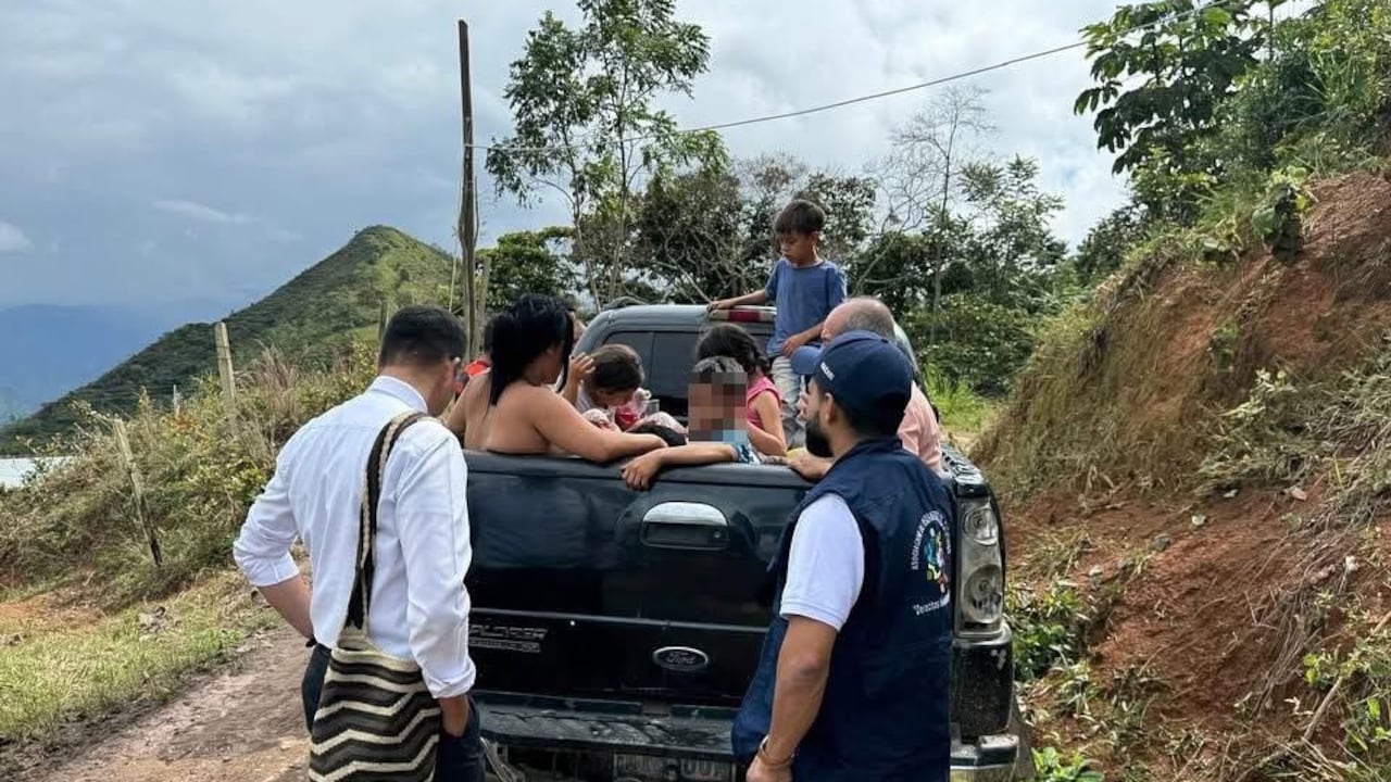 Desplazados por la guerra en el Catatumbo.