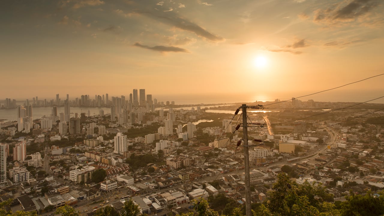 El calor ha azotado especialmente la ciudad de Cartagena, en el Caribe de Colombia.