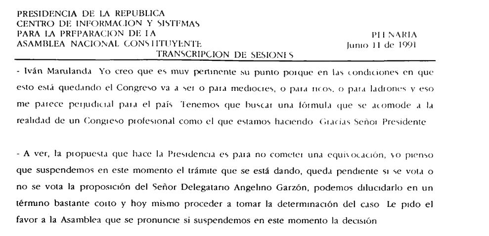 Constituyente salario de los congresistas