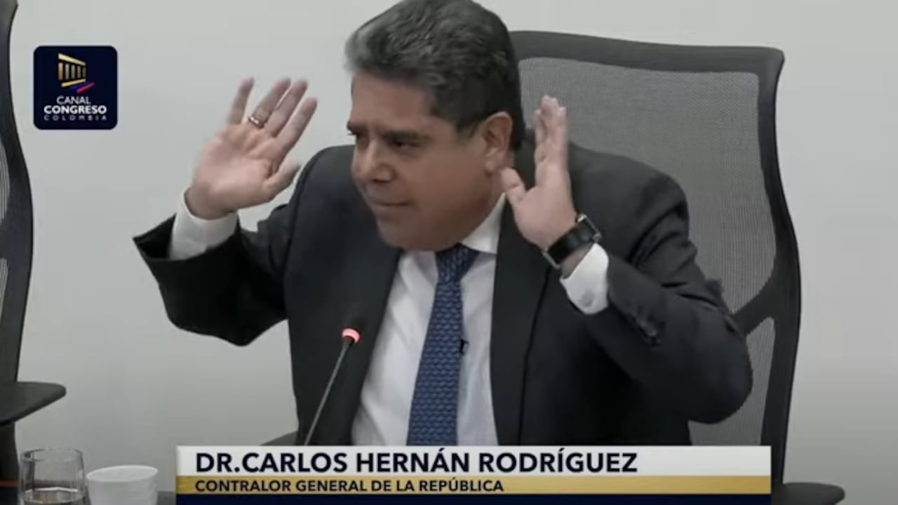 Carlos Hernán Rodríguez, en la comisión legal de cuentas del Congreso de la República