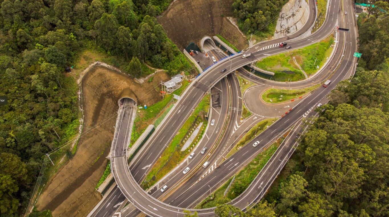 Túnel de Oriente, en Antioquia.