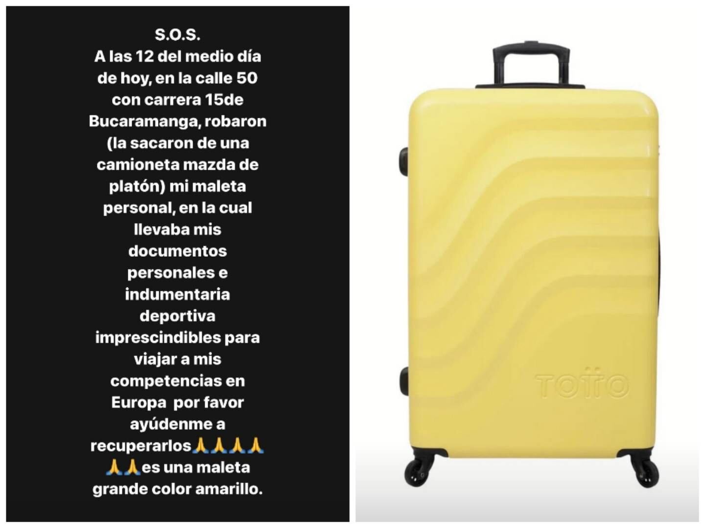 Estas publicaciones las hizo el mismo deportista.