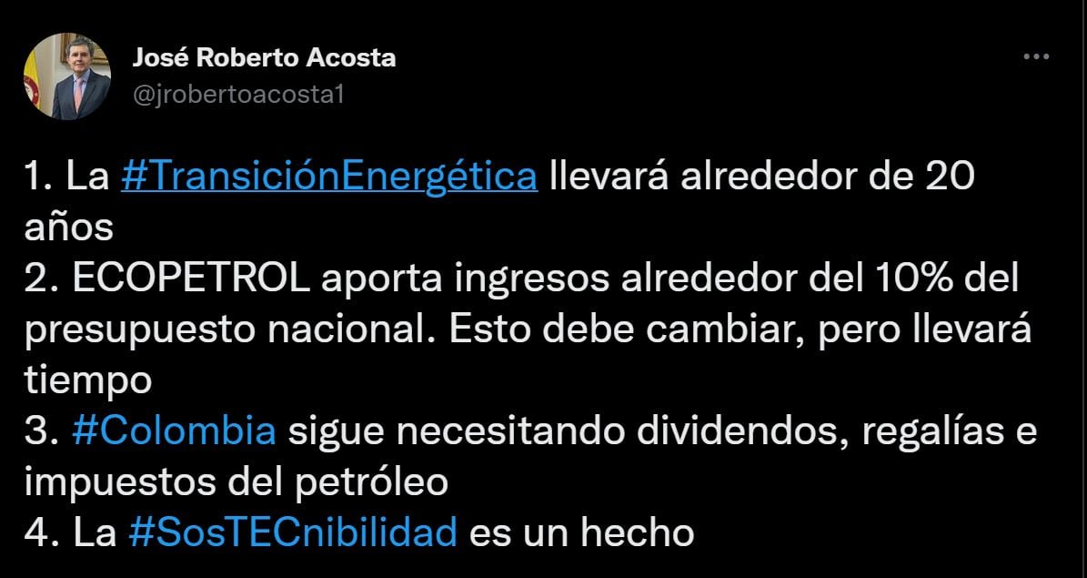 José Roberto Acosta - Ecopetrol