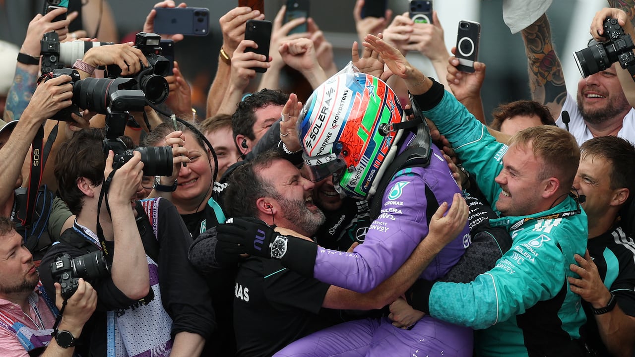 Andrea Kimi Antonelli ganó el Gran Premio de Miami. (Photo by Peter Fox / GETTY IMAGES NORTH AMERICA / Getty Images via AFP)