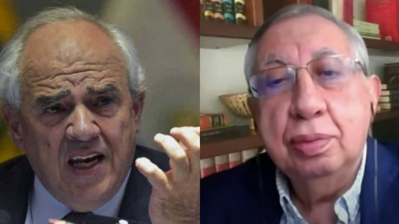 Ernesto Samper y el coronel (r) Carlos Alfonso Velásquez