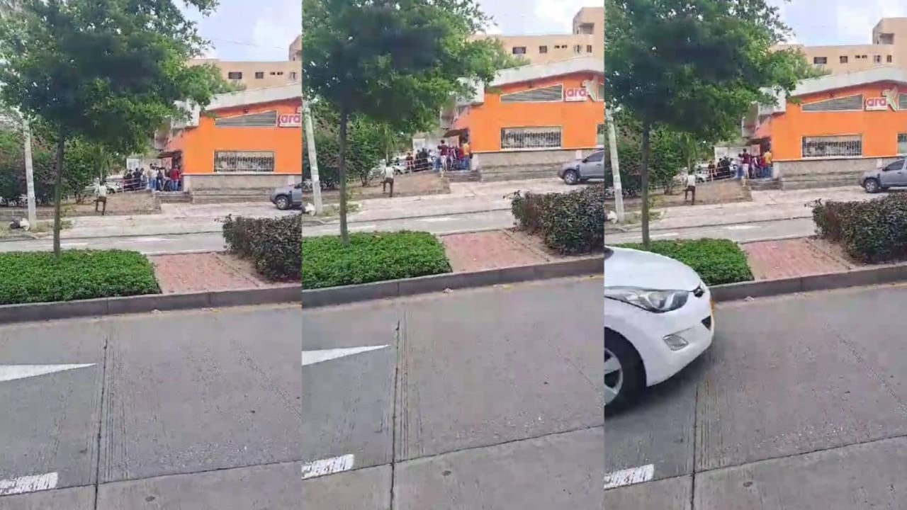 El hecho se registró en una de las sucursales de tiendas Ara.