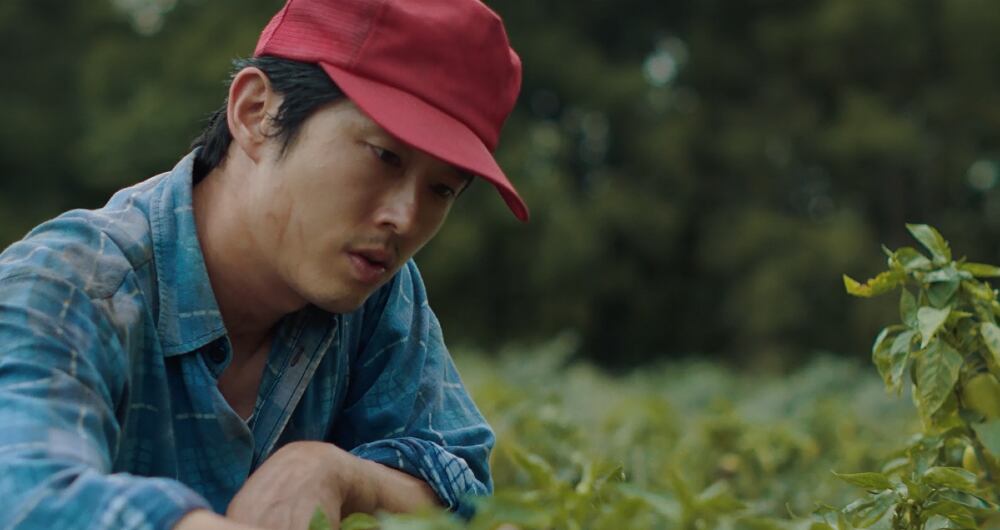 Steven Yeun protagoniza a Jacob, un granjero en busca del sueño americano.