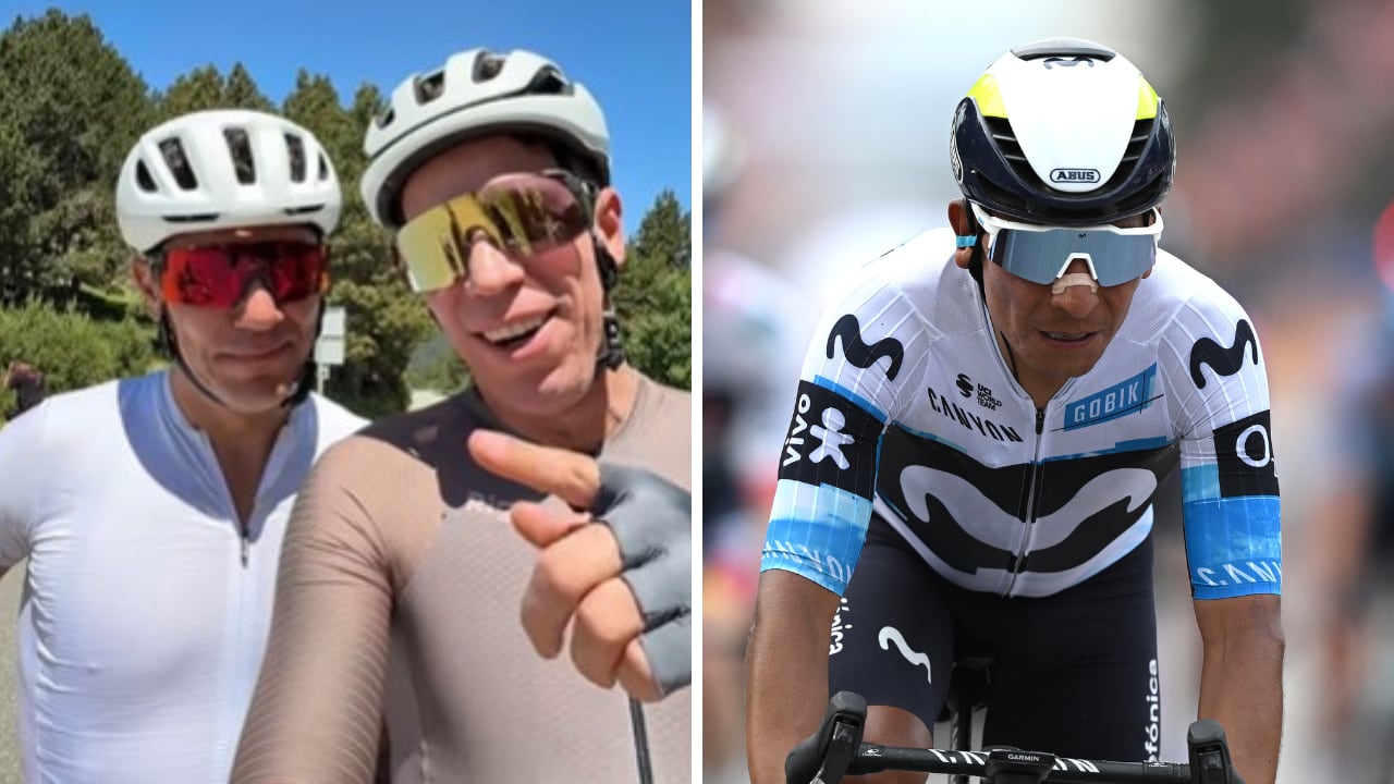 Rigoberto Urán le hizo una viral invitación a Nairo Quintana, recordándole a Tadej Pogačar.