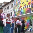Así luce el Pikachú dibujado por un artista español en un mural que representa el bicentenario de independencia de Ecuador.