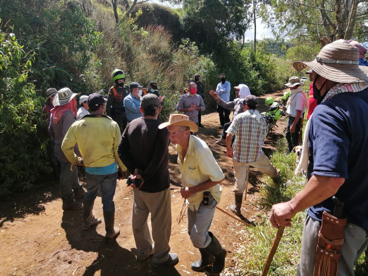 Protestas en Jericó por llegada de minera