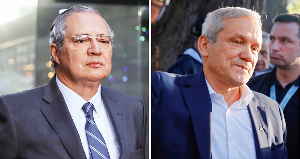    Por instrucción de Carlos Ramón González, Sandra Ortiz trató de acercar al entonces presidente del Senado, Iván Name (izquierda), al Gobierno. 