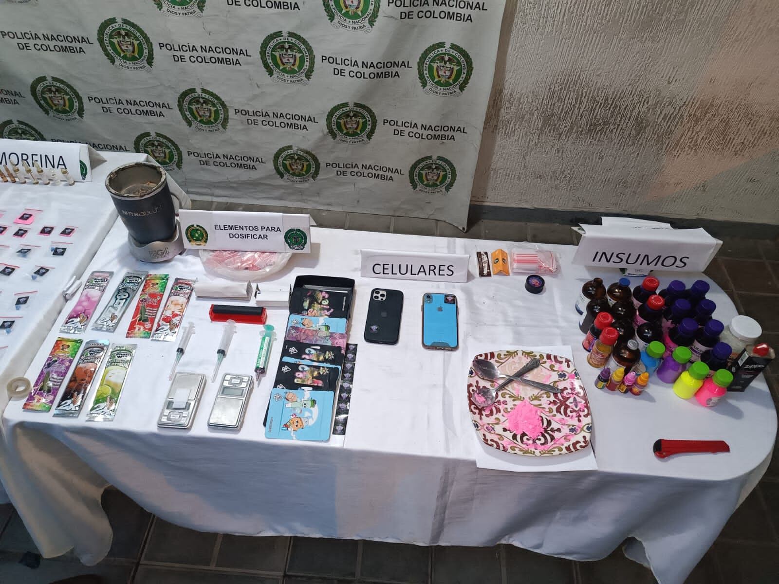 Cayeron fabricantes y vendedores de drogas sintéticas en Cali.