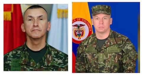 General Luis Mauricio Ospina y mayor (r) Jorge Castillo