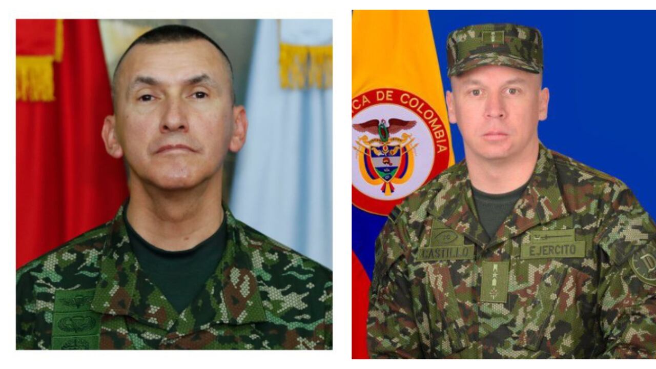 General Luis Mauricio Ospina y mayor (r) Jorge Castillo.