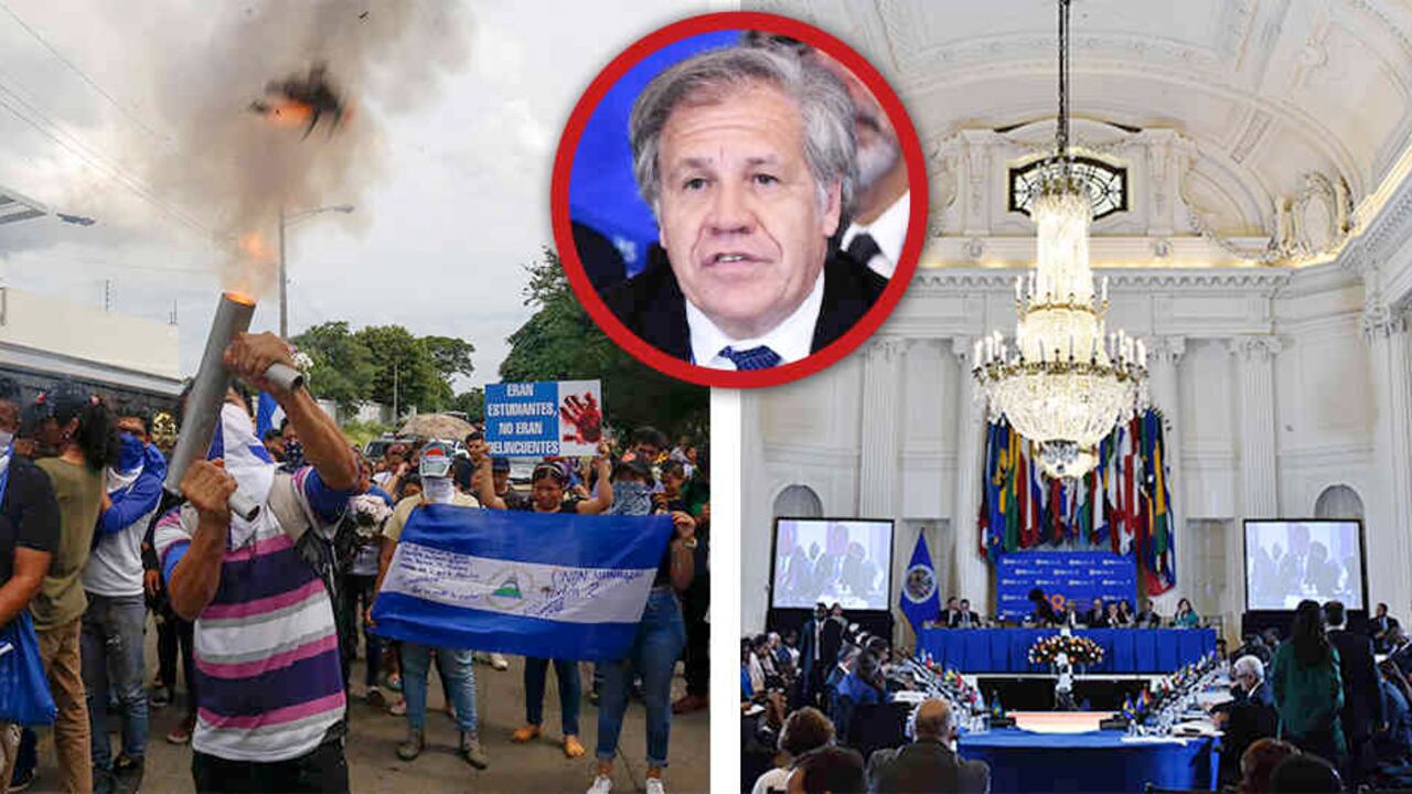 Luis Almagro, secretario general de la OEA, citó el miércoles a los integrantes de esa organización para discutir por tercera vez la crisis en Nicaragua