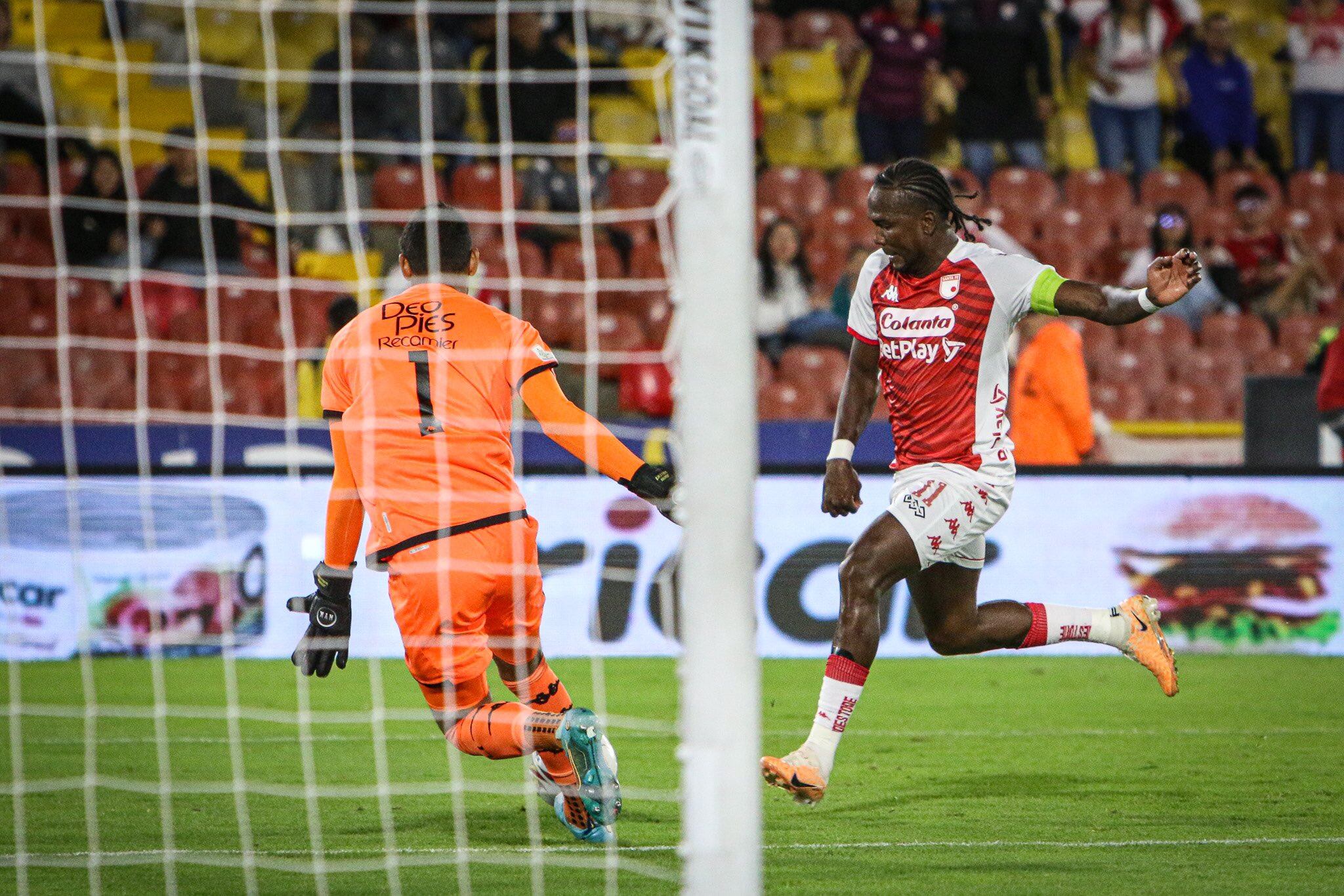 Hugo Rodallega, delantero de Santa Fe.