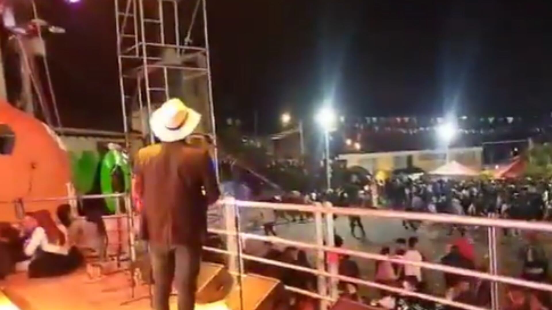 El parque de San Pedro de Cartago, Nariño, fue evacuado de inmediato.