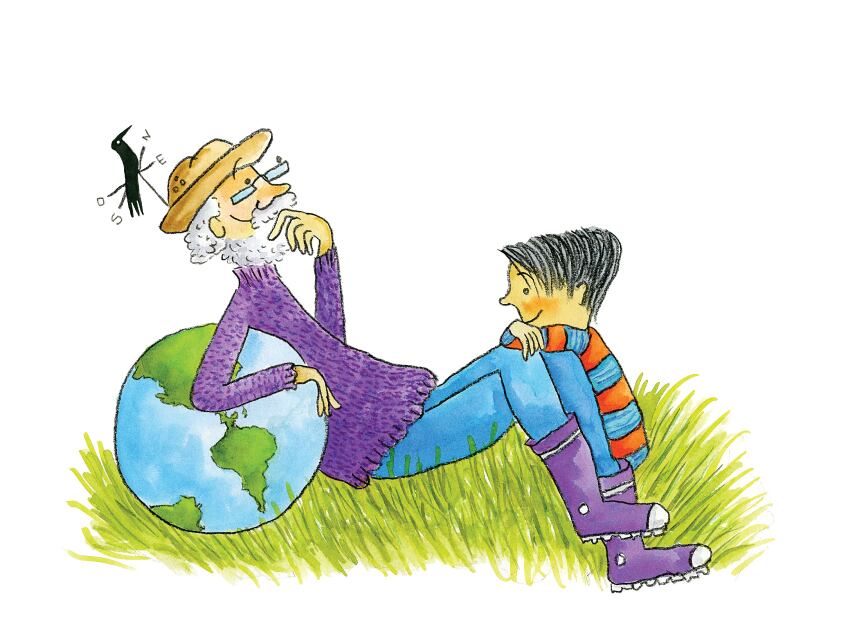 Desde su primera edición ‘Colombia, mi abuelo y yo’ ha contado con las ilustraciones de la colombiana Olga Cuéllar Serrano.