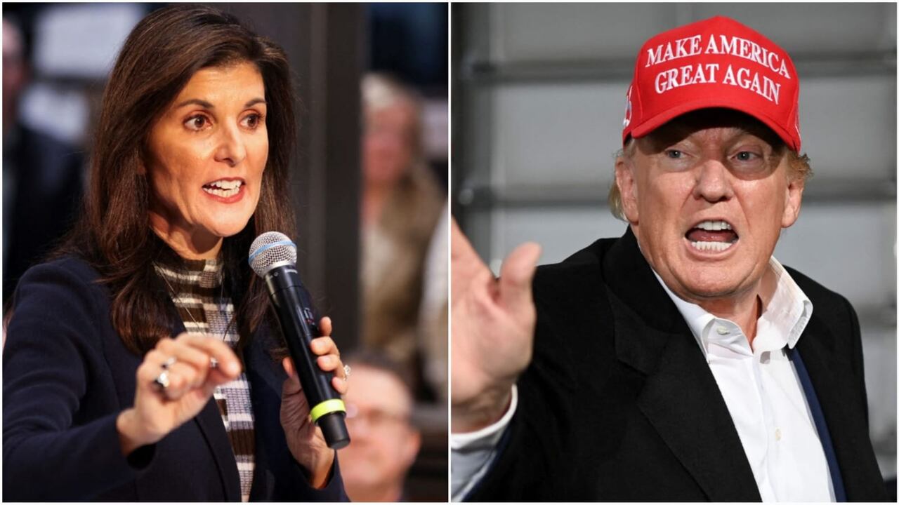 Donald Trump y Nikki Haley