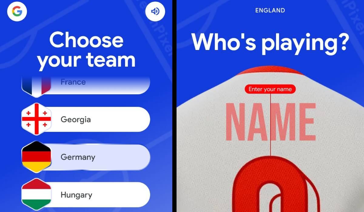 Google lanzó un juego con todas las naciones que disputan la Eurocopa 2024