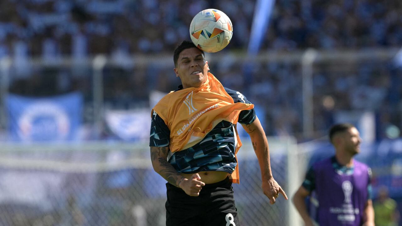 Juan Fernando Quintero en la final de Copa Sudamericana