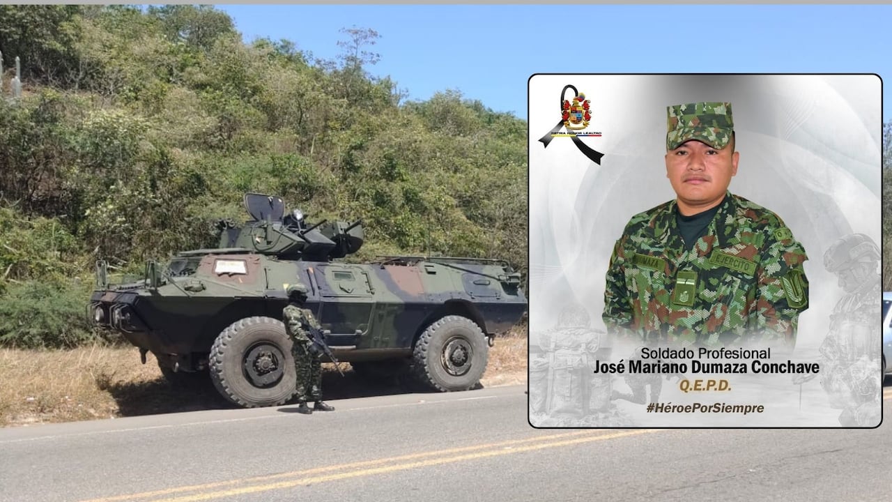 El Ejército confirmó que un soldado murió y cuatro militares resultaron heridos tras un ataque con drones con explosivos en zona rural de El Tarra, Norte de Santander.